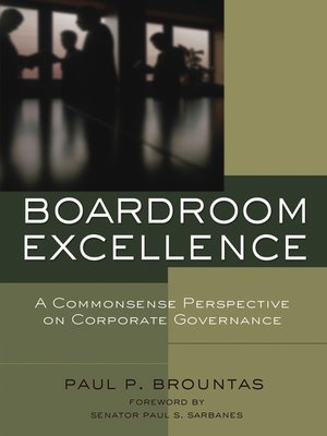 cover image of Boardroom Excellence